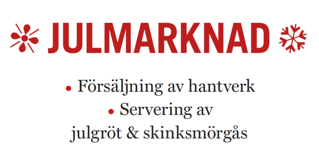 Julmarknad på Klubbensborg
